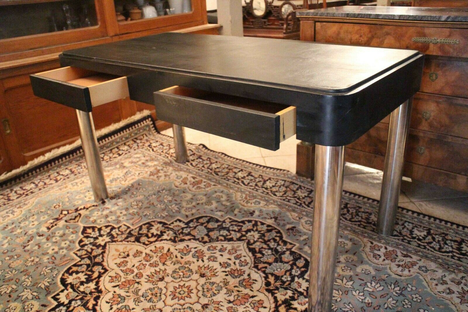 Jeweler's desk presentation table vintage design 1970