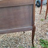 Commode ancienne marqueterie style louis xvi plateau marbre