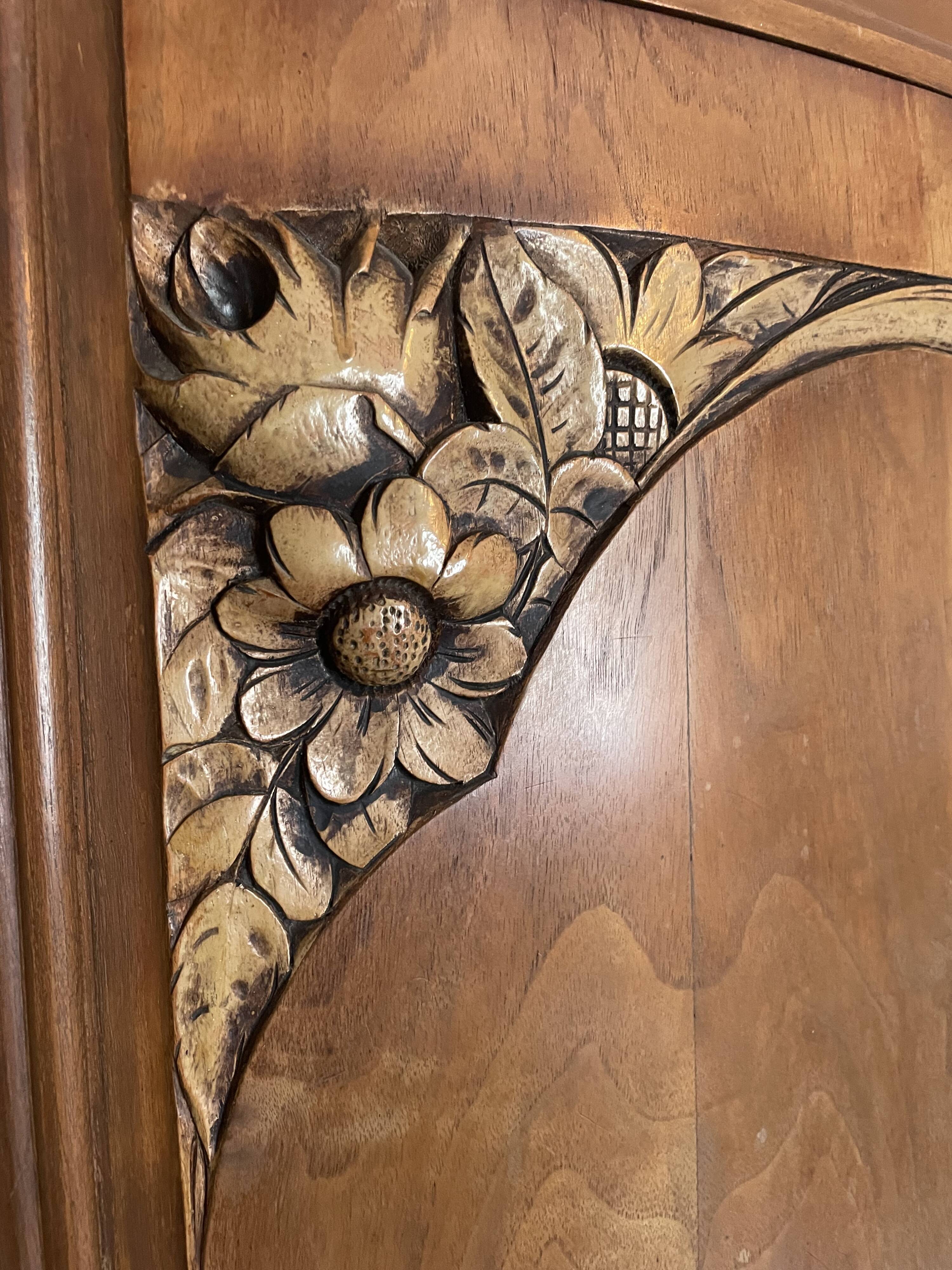 3-door wardrobe with mirror