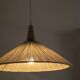 Suspension ELEONORE — 60 cm, striped olive linen and cotton