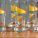 6 glasses Cazanis Pastis French