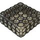 60s 70s Ceiling Lamp Plafoniere Glashütte Limburg Germany Glass & Metal