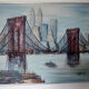 Painting the Brooklyn Bridge by Suzanne Duchamp