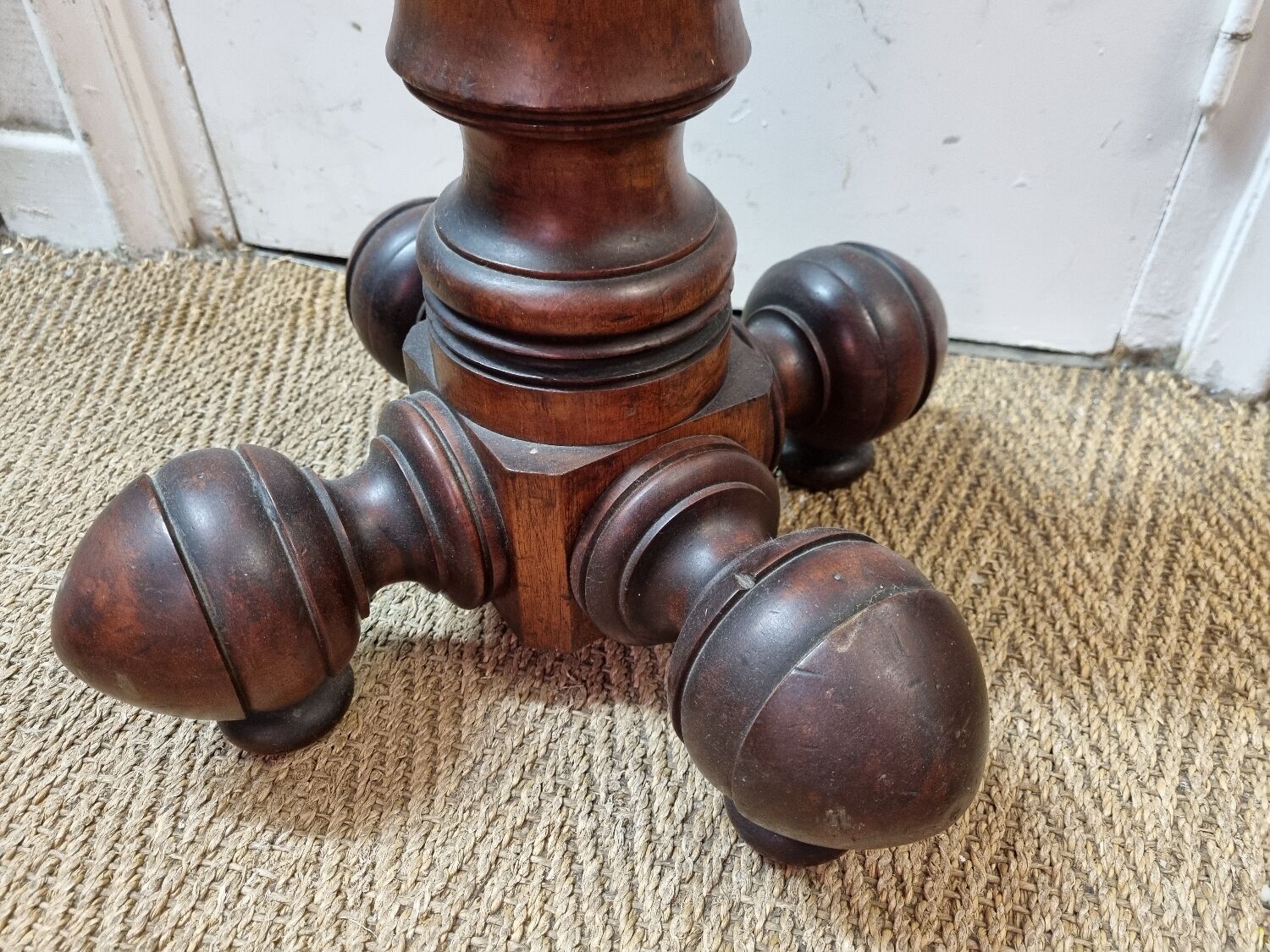 Solid mahogany column