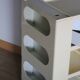 Vintage Boby Joe Colombo dessert trolley, space age 1970 Italian design.