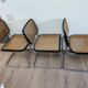 Trio de chaises par marcel breuer modele b 32