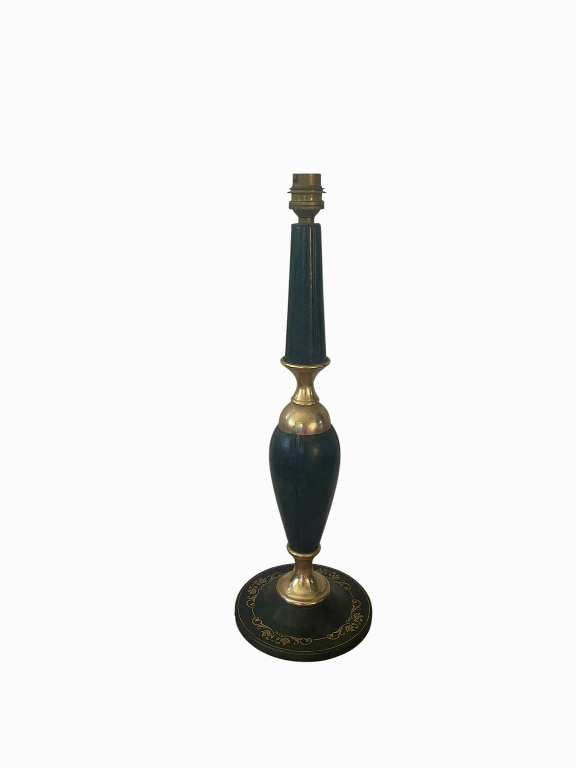 Le Tanneur leather lamp