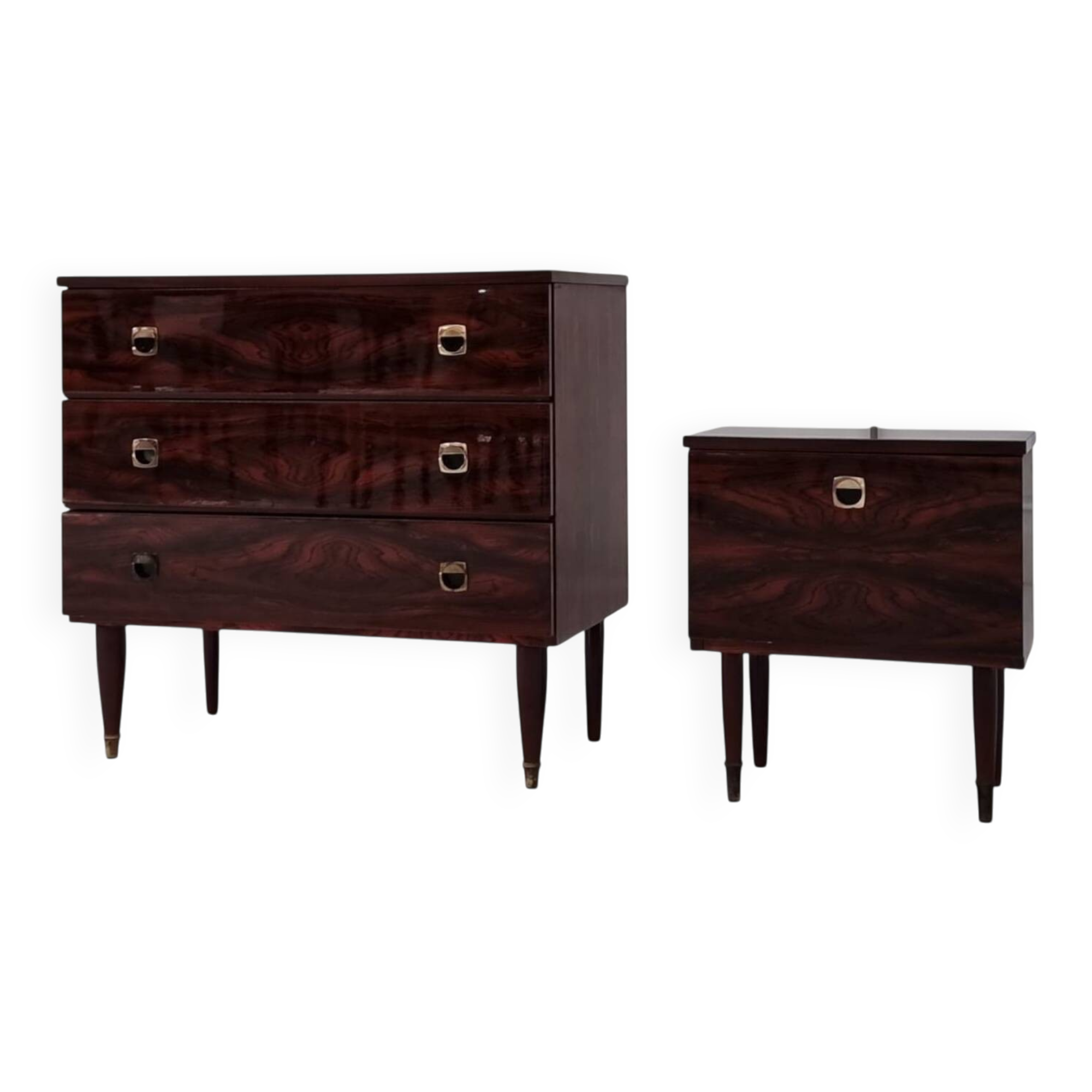 Commode et chevet, milieu XXème