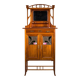 Art Nouveau cabinet with mirror, 1890s