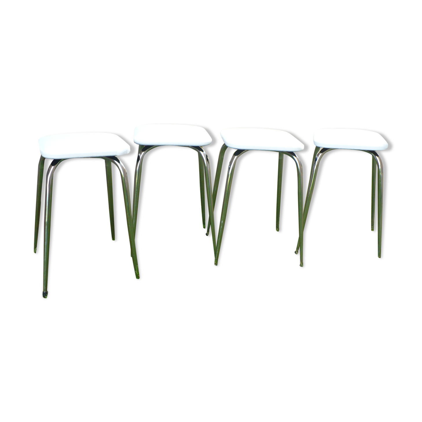 Set of 4 vintage stools