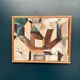 Original Swedish Oil on Canvas – “Komposition” by Arne Tengblad Vintage