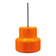 Mini poker hanging lamp in orange original colour  Jo Hammerborg
