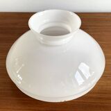 Vintage Opal Milk Glass Student Lampshade with Diameter of 20.1 cm