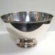 Large silver metal champagne basin