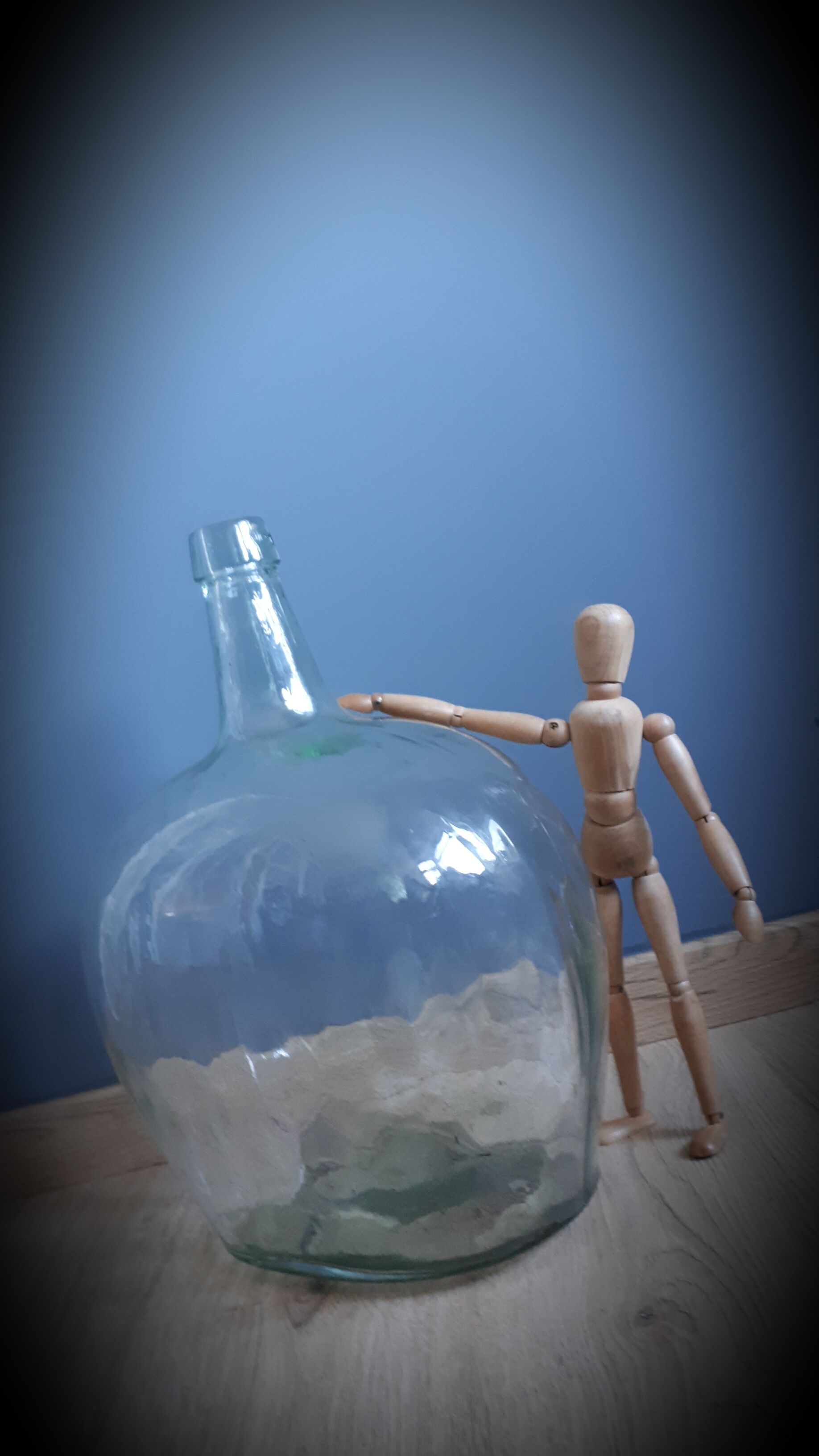 Demijohn 10 L oval transparent