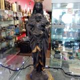 Virgin and Child in bronze 2 silver and gold patinas