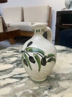 Bouteille en céramique à huile d’olive