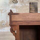 Solid oak box countertop, circa 1900.