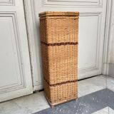 Rattan storage basket