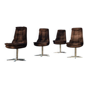 Lot de 4 chaises pivotantes