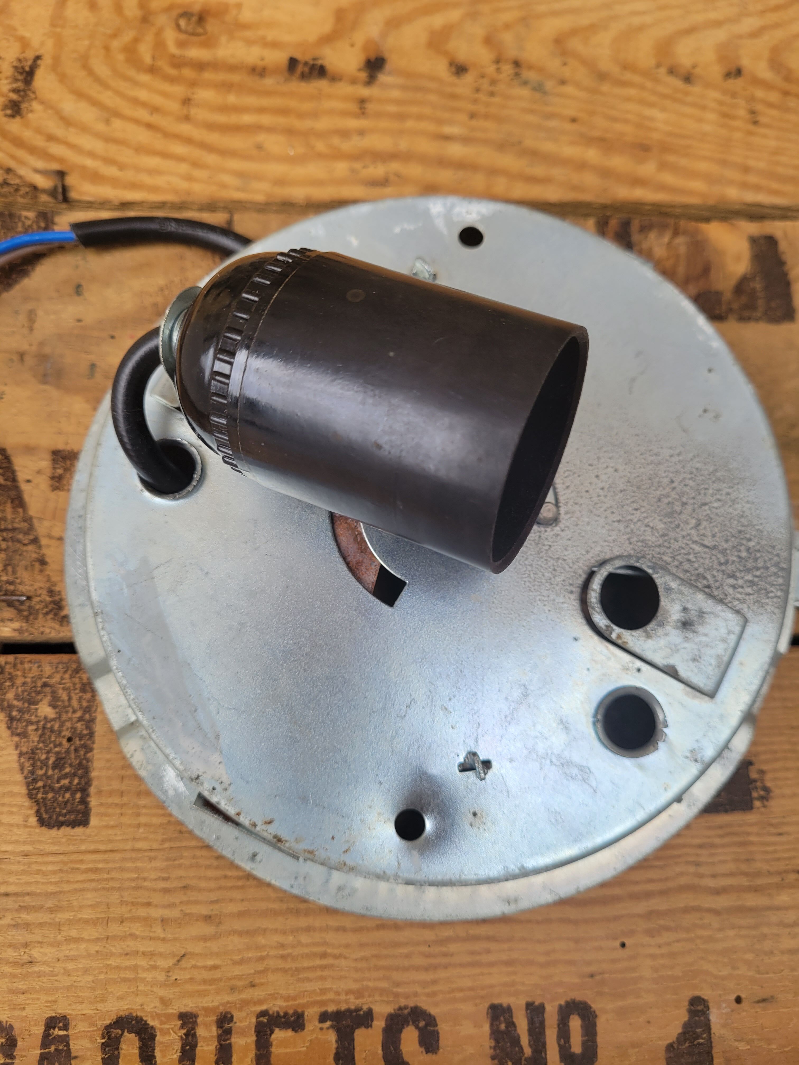 Half-globe opaline ceiling light