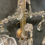 Large Maria Teresa Crystal Sconces Set of 2 1970’s