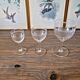 Antique red wine glasses in guilloche crystal, late 19th early 20th century (set of 6)