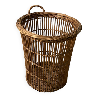 Rattan wastepaper basket