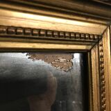 Mirror between two golden Louis XVI 58x159cm