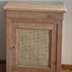 Antique 1-drawer confiturier - 1-door buffet in raw solid wood