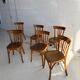 6 Bistro Chairs 1950s Baumann Style 1950s