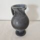 Grey/Black ceramic pitcher signed TL Corti - height 25cm
