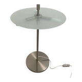 Contemporary metal and glass desk lamp