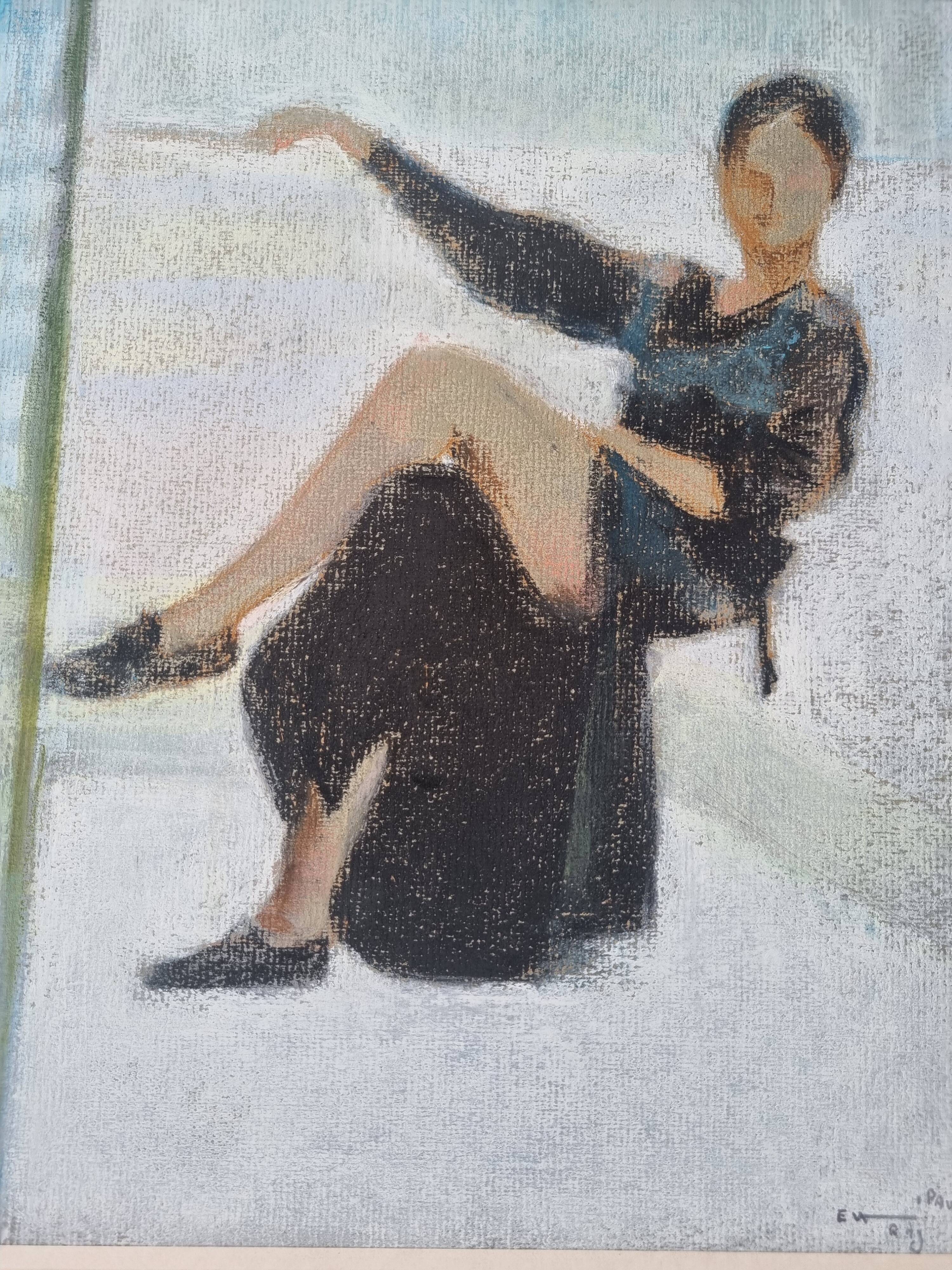 Seated woman