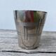 Timbale verre argenté art déco