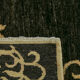 Hand-knotted anatolian antique 1970s 213 cm x 298 cm black wool carpet