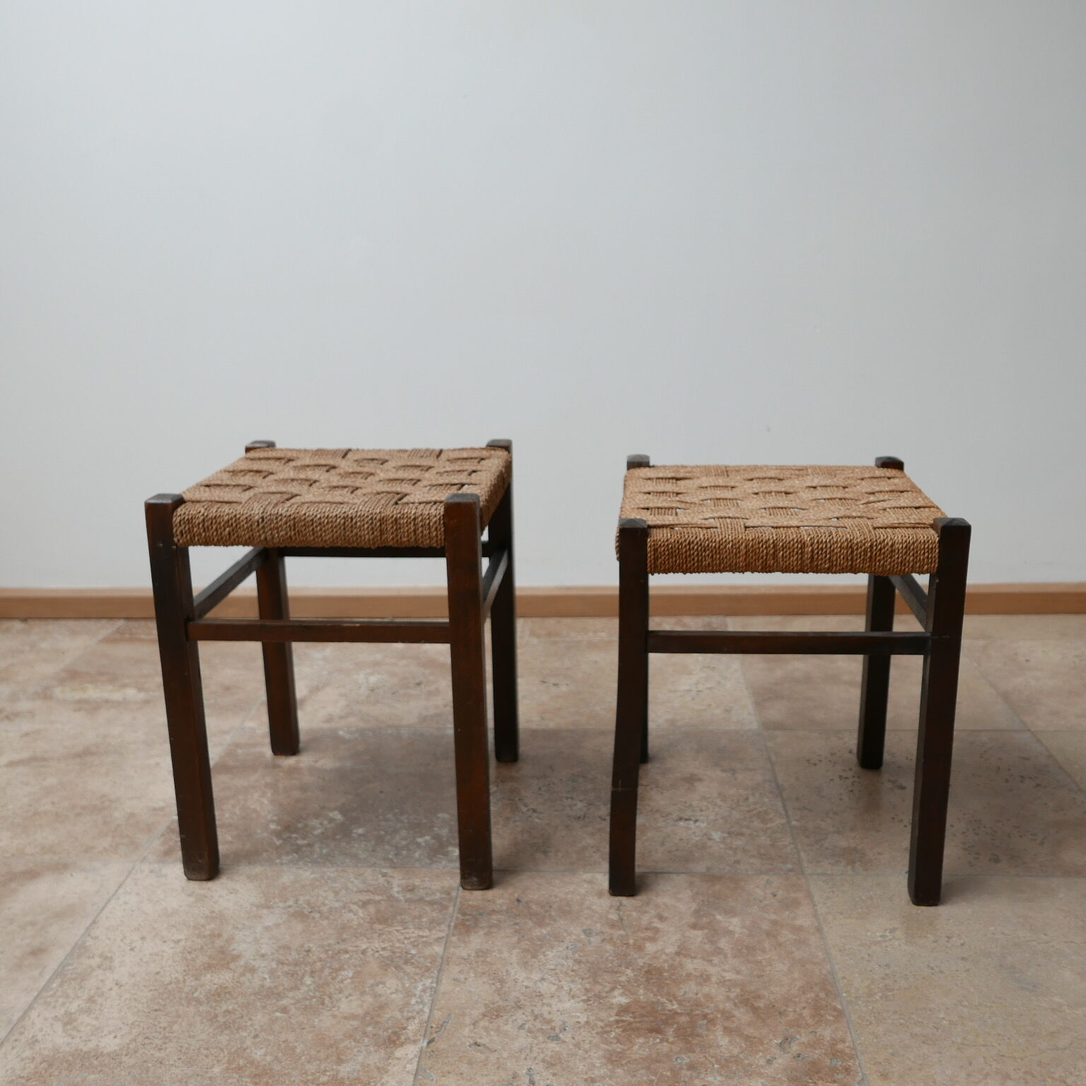 Mid-century german cord stool