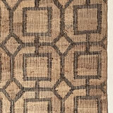 2.5 x 6 ft. - handmade hemp-cotton rug, floor carpet