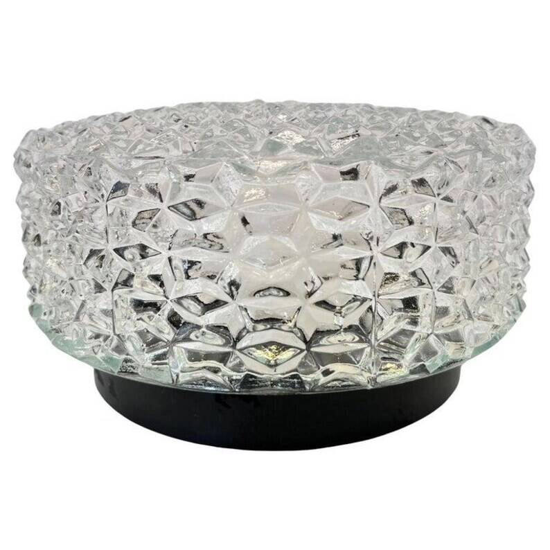Midcentury Rare Flush Mount RZB Leuchten, Ceiling or Wall Lamp, Germany, 1970s