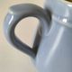 Duo of pastel ceramic milk jugs – Lavender blue & vintage cream