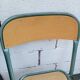 Set of 4 wood and metal chairs