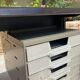 Bureau Olivetti modèle Arco