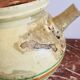 Old Savoyard pottery, decorated with orange and green edging