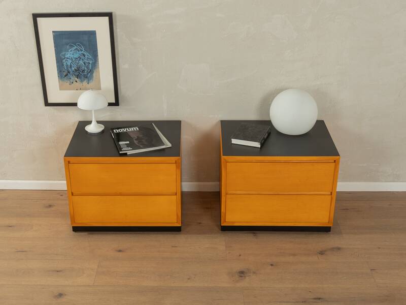Paire de tables de chevet par WK Möbel, années 1950