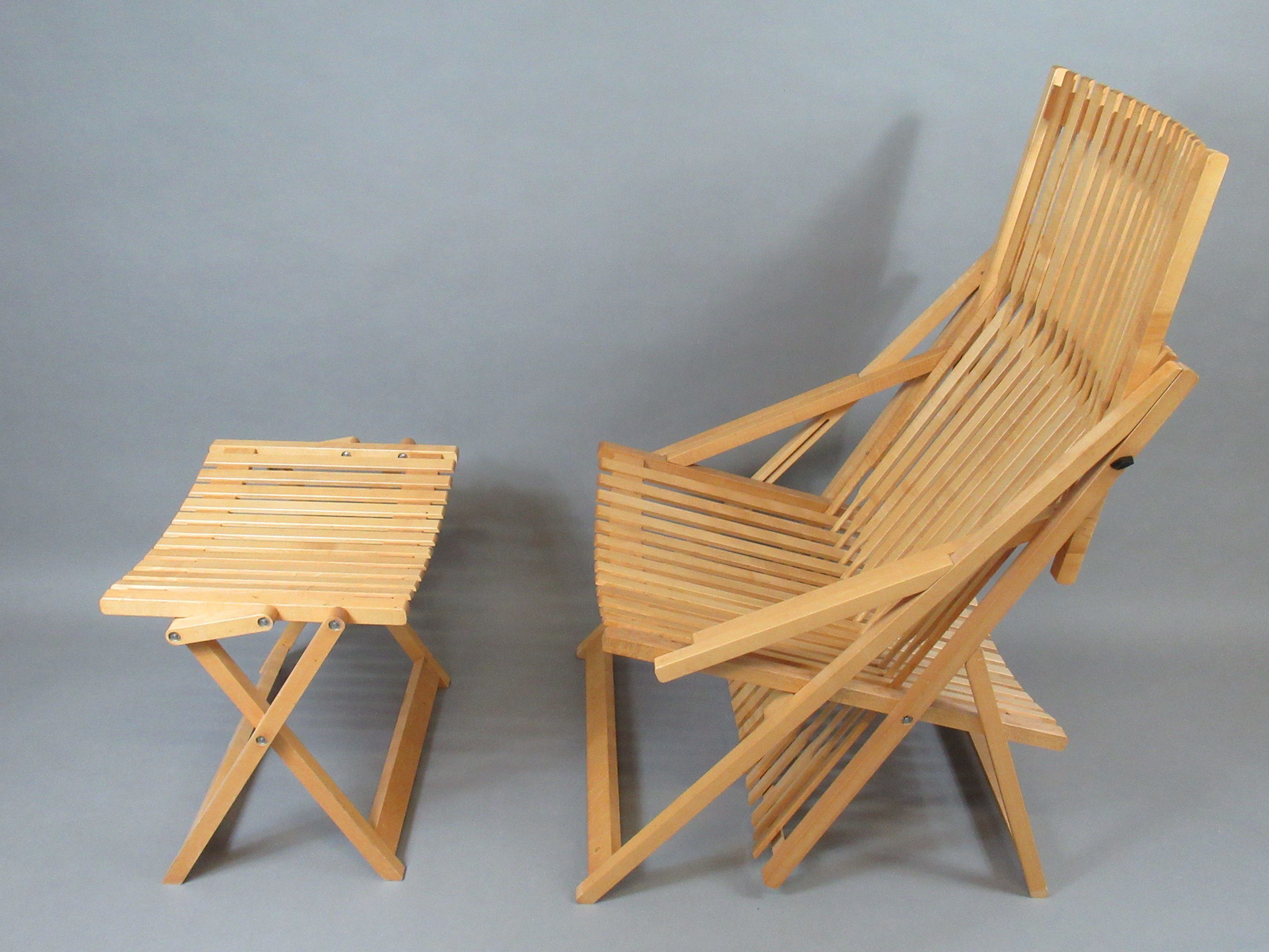 Teak garden chair