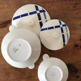 Set of vintage "Biarritz" serving dishes
