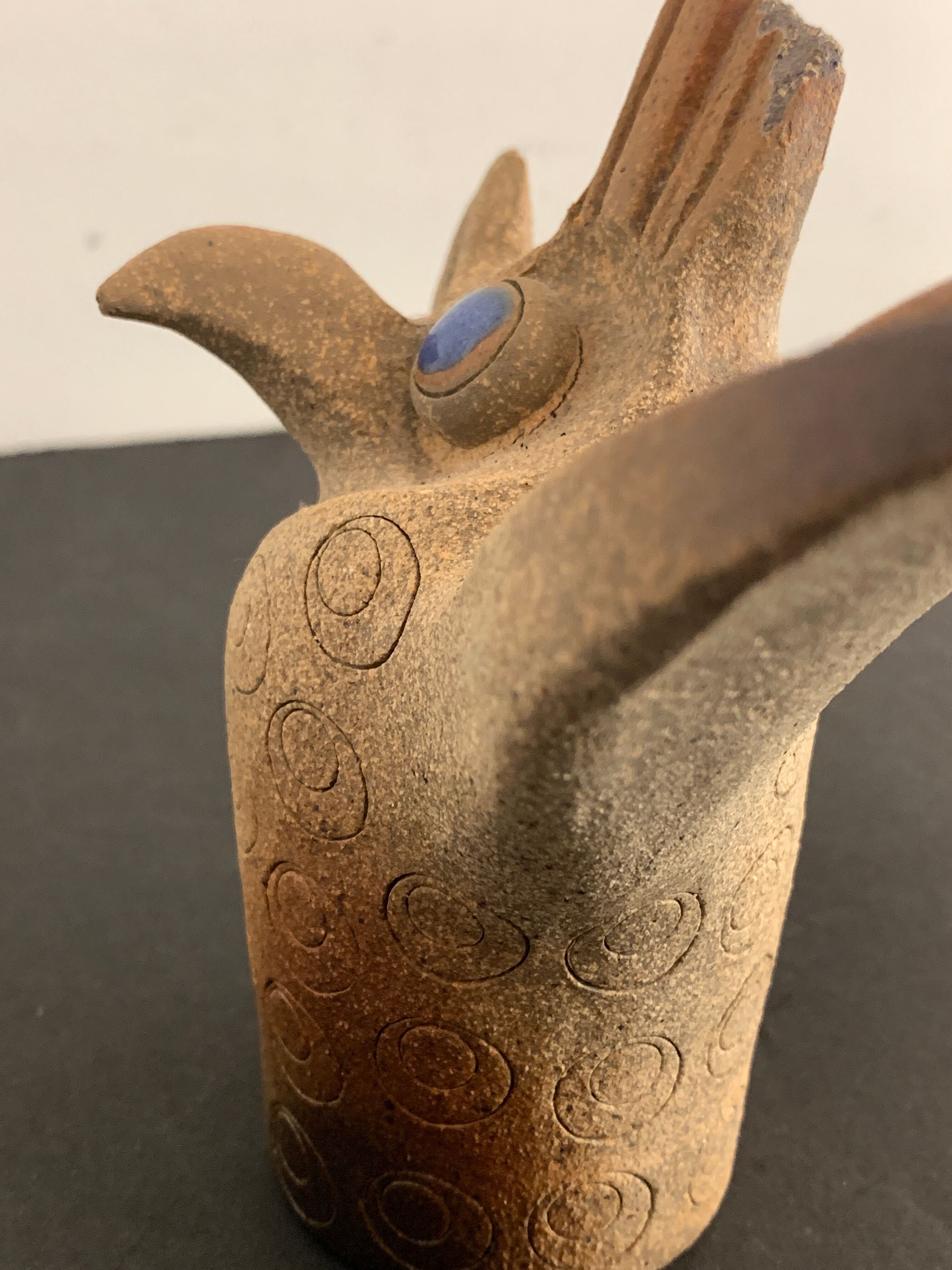 Ceramic owl atelier Palègre, France, 1970