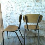 Pair of chairs 60s Ecolauto