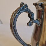 Silver vintage teapot
