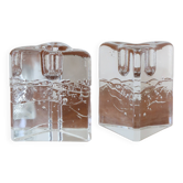 Paire de bougeoirs Arkipelago, Timo Sarpaneva, Iittala, Finlande